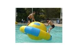 China Adult Inflatable floating Saturn with strong handles and rings for water games supplier