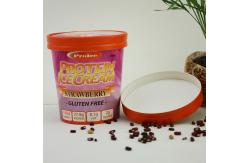 China Eco Friendly Ice Cream Paper Cup With Lid 16oz 475ml Frozen Yogurt Container supplier