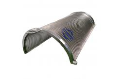China Stainless Steel Wedge Wire Curve Screen Flat Screen Panel For Fishpond filtration supplier