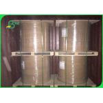 160gsm+10gsm PE Coated Paper , Greaseproof Brown Paper Roll For Food Packages for sale