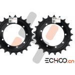 Kubota K035 Mini Excavator Sprockets With Steel Material Customized Color for sale