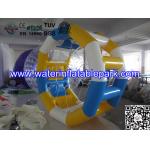 Cylinder Inflatable Water Roller Ball , Inflatable Fun Roller Water Games