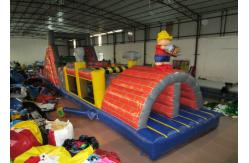 China Commercial inflatable obstacle courses construction worker inflatable obstacle courses inflatable builder courses supplier