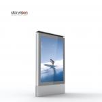 IP55 Design 420mm Stand Led Rolling City Light Poster For Street Aluminum Frame for sale