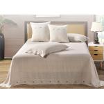 4 Pcs Luxury Sheet Sets Linen Cotton Multiple Colors With Logo Customized for sale