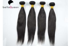 China Soft Natural Black Straight Tangle Free Human Hair Weft 95-105g supplier