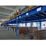 Cold Rolling Steel Industrial Mezzanine Floors For Warehouse , Blue / Orange