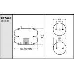 W01-358-7446 Firestone 22C-1.5 Industrial Air Spring For Watson & Chalin # AS-0005 for sale