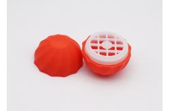 China Empty Egg Shape Glossy Lipstick Container 7g Plastic Round Ball Lip Balm Tube supplier