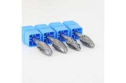 China AlTiN Coating Tungsten Carbide Rotary Burrs with Head Diameter 3-25 Mm supplier