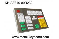 China 80 Keys Mechanical Keyboard With Metal Panel For Transportation Area supplier