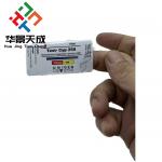 Green Cap Color Vial Vial Labels With Removable Adhesive For Rectangle Vials for sale