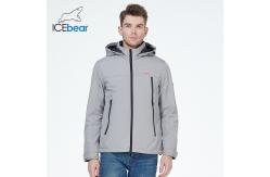 China Orange Contrast Man Sping Autumn Coat Autumn Jacket Coat With Cotton Fabric supplier