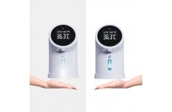 China Fever Detector Mini IR Thermometer With Sanitizer Spray Gel Dispenser supplier