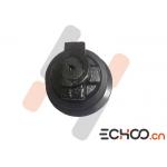 Black CAT304 Mini Excavator Rollers / Steel Mini Digger Track Rollers For CAT for sale