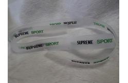 China Custom Logo Embossed Rubber Label / PVC Patch For Headwear supplier