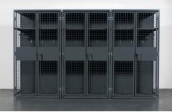 China Military , Gym Heavy Duty Storage Locker , Steel Ventilated Wire Mesh Partitions supplier