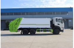 China Cheaper Dongfeng Truck 6x4  12CBM Compactor Garbage Truck Belt Back  Hanging Barrel supplier