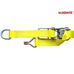 Self Tightening Ratchet Tie Down Straps With D Ring GS TUV Approved for sale