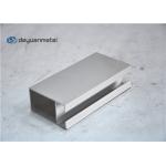 Precision Cutting Silver Aluminum Extruded Shapes For Decoration for sale