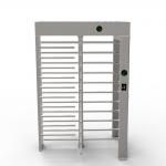 SUS304 Stainless Steel Gate Door Full Height Turnstile With Card System for sale