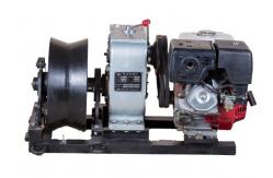 China Stringing Equipment Cable Winch Puller Petrol Engine For Electric Circuits supplier