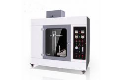 China UL94 Flammability Testing Equipment Plastic Vertical Horizontal Combustion Testing Machine supplier