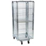 Custom Size  Wheeled Metal Cart 4 Side Lockable Easy To Transport for sale