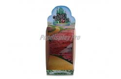 China Customized Paper PDQ Display Boxes For Gift Card Holders Simple Structure supplier