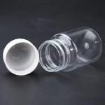 30ml PET Plastic Pill Tablet Medicine Bottle with Transparent Clear Design and Screw Cap for sale