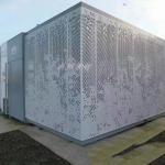 2mm Exterior Aluminum Wall Panel Fireproof Waterproof Office Building for sale