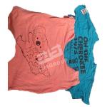 Camiseta con estampado blanco, Trapos de maquina de limpieza de algodon 100 Cotton Colored Rags putzlappen 10 kg for sale