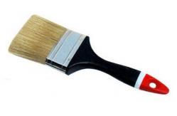 China Personalised House Paint Brush White Bristle Edging Lacquered Handle supplier