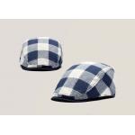 Cotton Fabric Custom Personalized Hats Fashion Lattice Appearance With Curved Brim