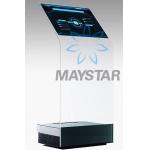 30 Inch Holo Holographic Kiosk Machine Terminal Projection Interactive Glass Kiosk