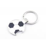 Souvenir Engraved Metal Keychains One Or Double Side Football Shape for sale