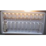 Custom PET Vial Tray For 1ml~10ml Medicine Vial Tray Packaging for sale