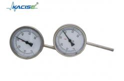 China Industrial Grade WSS-411W Bimetal Thermometer with Custom Stem Length supplier