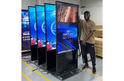 China 4K LCD Advertising Touch Screen Kiosk Floor Stand Digital Signage Display supplier