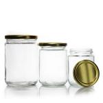 Wholesale Empty 8Oz 16Oz 24Oz Preserving Honey Pickles Kitchen Glass Storage Jars With Sealed Lid for sale
