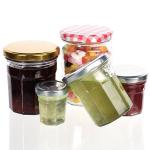 Small Airtight Mason Stackable Honey Jam Spice Storage Glass Jars