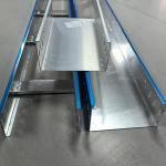 Conductive Aluminum Ladder Cable Tray Silver For Lightweight And Durable Industrial for sale