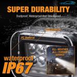 IP67 50w 360 Degree Rotating Remote Control Led Work Light Search Spotlight