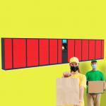 Automatic Parcel Delivery Lockers Network Computerized Postal Express With CE FCC for sale