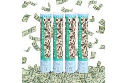China 12-36 Inch Euro Money Filler Biodegradable Dollar Party Popper Confetti Cannon supplier