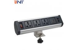China Aluminum Alloy Desktop Power Outlet For Multimedia Conference System supplier