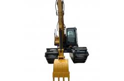 China Universal Amphibious Excavator Pontoon for Swamp Canal Digging supplier