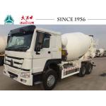 Durable Heavy Duty Concrete Mixer Truck , HOWO Mixer Truck With Euro II Engine for sale