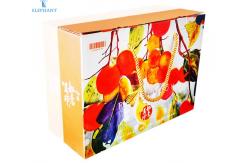 China Retcangular PDF Corrugated Shipping Boxes Fruit Printing supplier