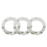 Stainless Steel M5M6M8 DIN981 Round Nut  Locknuts Slotted Round Nuts for sale